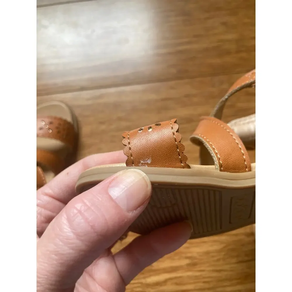 Sugar Little Girl Brown Sandals, Size 5